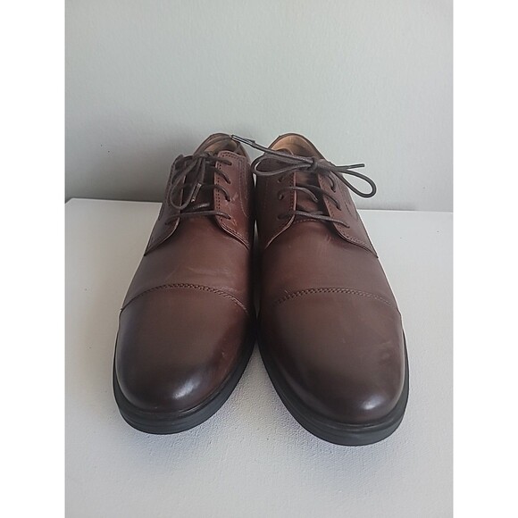 Clarks Originals Mens Whiddon Cap Mahogany Leather Shoes Sz 12 26174471 main image 6